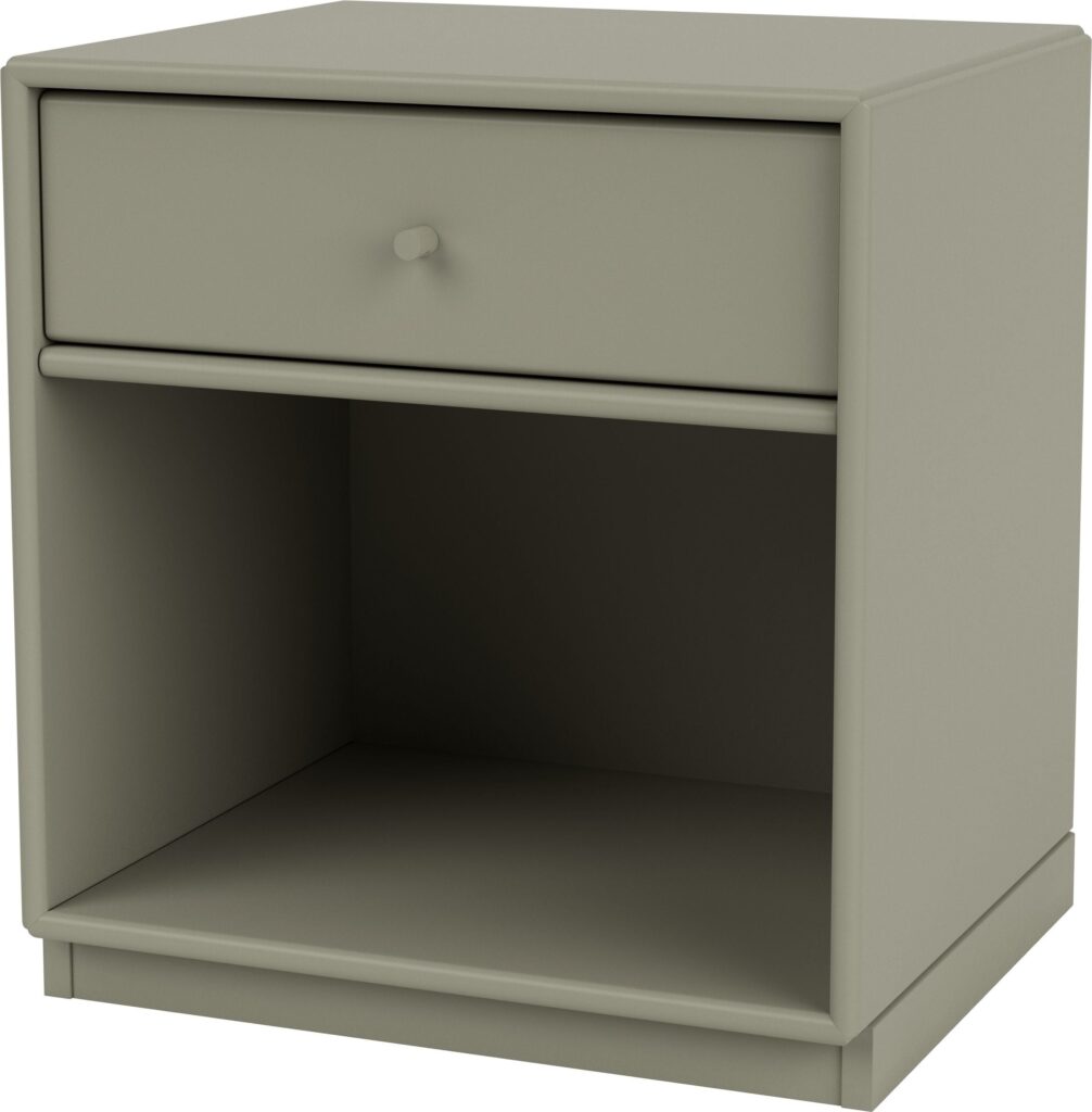 Szafka nocna Dream brązowozielona na cokole 3 cm – elegancki design, funkcjonalność, wysoka jakość
