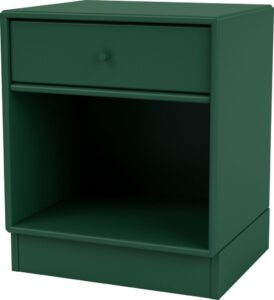 Szafka nocna Dream ciemnozielona na cokole 7 cm – elegancki design, funkcjonalność, drewniana konstrukcja