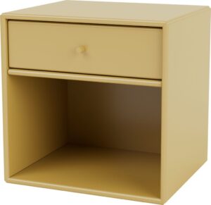 Szafka nocna Dream musztardowa – elegancki design, funkcjonalność, nowoczesny styl