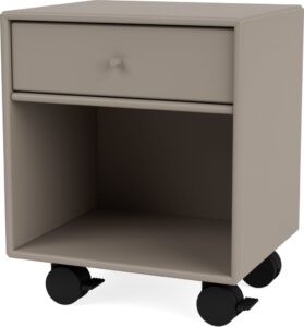 Szafka nocna Dream truflowa na kółkach – funkcjonalność, elegancki design, mobilność