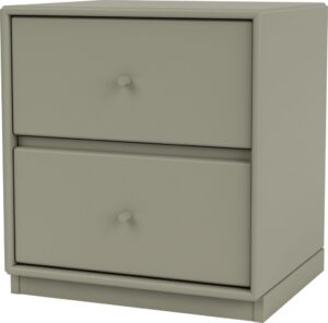 Szafka nocna Drift brązowozielona na cokole 3 cm – elegancki design, funkcjonalność, solidne wykonanie