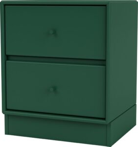 Szafka nocna Drift ciemnozielona na cokole 7 cm – elegancki design, praktyczne zastosowanie