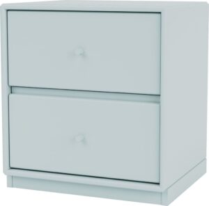 Szafka nocna Drift jasnobłękitna na cokole 3 cm – elegancki design, funkcjonalność, materiał MDF
