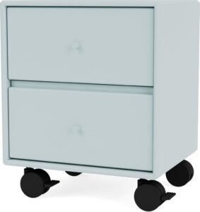 Szafka nocna Drift jasnobłękitna na kółkach – funkcjonalność, mobilność, nowoczesny design
