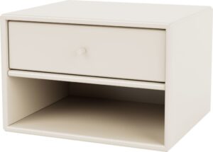 Szafka nocna wisząca Dash jasnobeżowa – nowoczesny design, funkcjonalność, wysoka jakość