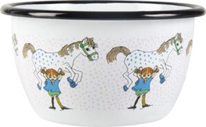 Miska Muurla Pippi Pończoszanka Pippi and the Horse 600 ml – kolorowy wzór, ceramiczna, 600 ml