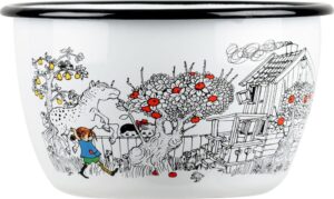 Miska Muurla Pippi Pończoszanka The Way Home 2 l – ceramiczna, kolorowa, pojemność 2 litry