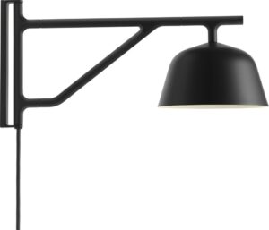 Kinkiet Ambit czarny – nowoczesny design, idealny do wnętrz, stalowy, minimalistyczny