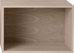 Półka modułowa Stacked L jasny dąb – nowoczesny design, funkcjonalność, naturalny wygląd