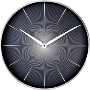 Zegar ścienny 2 Seconds czarny – minimalistyczny design, precyzyjny mechanizm, elegancki wygląd