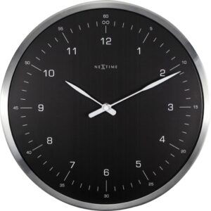 Zegar ścienny 60 Minutes czarny – nowoczesny design, minimalistyczny styl, idealny do każdego wnętrza