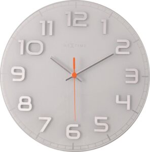Zegar ścienny Classy Round biały – elegancki design, okrągły kształt, minimalistyczny styl
