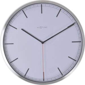 Zegar ścienny Company 35 cm biały – elegancki design, funkcjonalność, nowoczesny styl