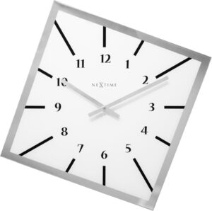 Zegar ścienny Off Balance biały – nowoczesny design, minimalistyczny styl, idealny do każdego wnętrza