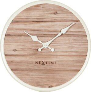 Zegar ścienny Plank 30 cm biały – nowoczesny design, minimalistyczny styl, łatwy montaż
