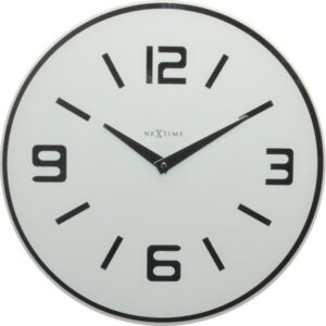 Zegar ścienny Shuwan biały – elegancki design, minimalistyczny styl, doskonała jakość