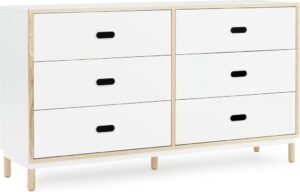 Komoda Kabino z 6 szufladami biała – elegancki design, pojemne szuflady, funkcjonalność