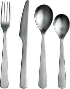 Sztućce Normann Copenhagen komplet 16 szt. – elegancki design, stal nierdzewna, nowoczesny styl