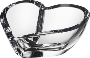 Miska Valentino serce 20 cm – elegancki design, kolor biały, ceramiczna