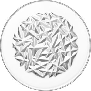 Talerz deserowy Carat 19 cm – elegancki design, biały kolor, porcelana
