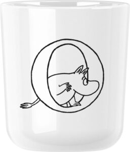Kubek ABC Muminki O – ceramiczny, kolorowy, 300 ml