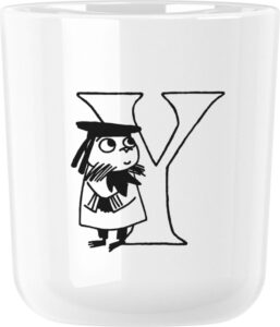 Kubek ABC Muminki Y – ceramiczny, kolorowy, pojemność 300 ml