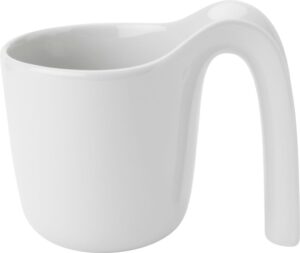 Kubek Ole biały – elegancki design, idealny do codziennego użytku, porcelana