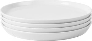 Talerze śniadaniowe Grand Cru Essentials 20,5 cm białe 4 szt. – elegancki design, idealne do serwowania, porcelana