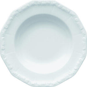 Talerz głęboki Maria Biała 21,3 cm – elegancki design, porcelana, uniwersalny kształt