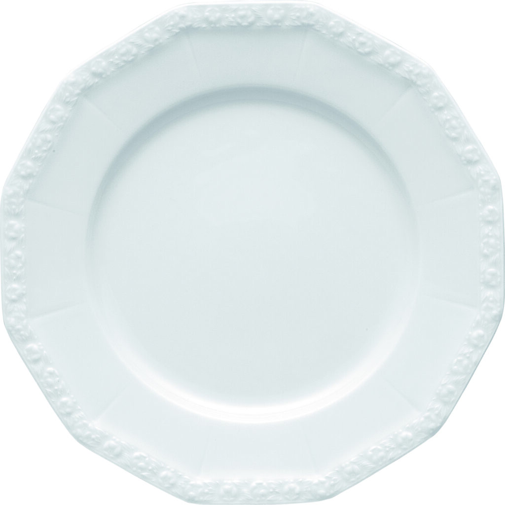 Talerz obiadowy Maria Biała 27,7 cm – elegancki design, ceramiczny, uniwersalny