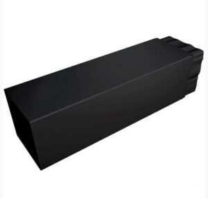 Rura 50CM czarna – wytrzymały materiał, uniwersalne zastosowanie, stylowy wygląd