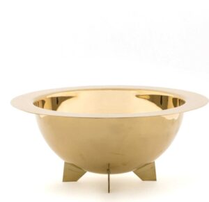 Misa na sałatę Lunar – elegancka, ceramiczna, biało-srebrna