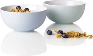 Miseczki Emma 2 szt. niebieskie – elegancki design, ceramiczne, praktyczne do codziennego użytku