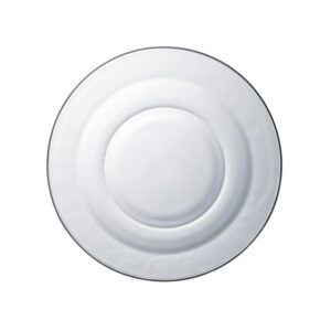 Talerz głęboki Lys 21cm – elegancki design, biały kolor, wysokiej jakości ceramika