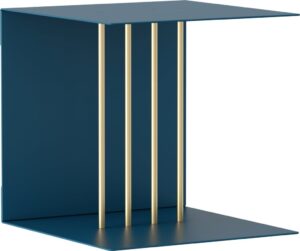 Półka Teaser granatowa – nowoczesny design, funkcjonalność, idealna do salonu lub biura