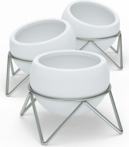 Osłonki na doniczki Potsy białe 3 szt. – elegancki design, uniwersalny kolor, trwały materiał