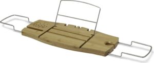 Półka na wannę Aquala jasne drewno – elegancki design, funkcjonalność, naturalny materiał