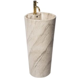 Umywalka stojąca Blanka Natural Matt – elegancki design, matowe wykończenie, trwały materiał