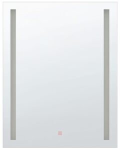 Lustro łazienkowe LED MARTINET 60 cm 80 cm Srebrny