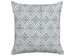 Poduszka dekoracyjna CORDATA Bawełna 45 x 45 cm Niebieski Wzór orientalny