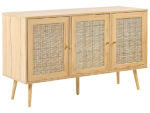 Szafka PEROTE Rattan Jasnobrązowy
