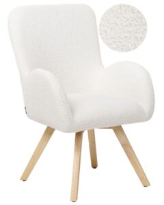 Fotel BJARN Boucle Biały