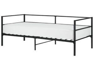 Łóżko Metal BATTUT 90 x 200 cm Czarny