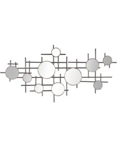 Lustro ścienne IBOS 113 cm 55 cm Metal Czarny