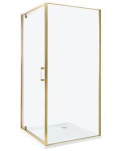 Kabina prysznicowa DARLI 90 x 90 x 185 cm Złoty