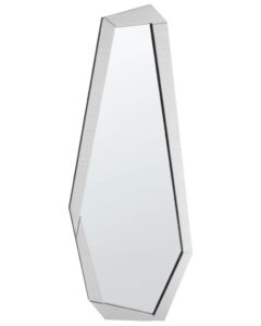 Lustro ścienne CHANU 44 cm 104 cm Srebrny