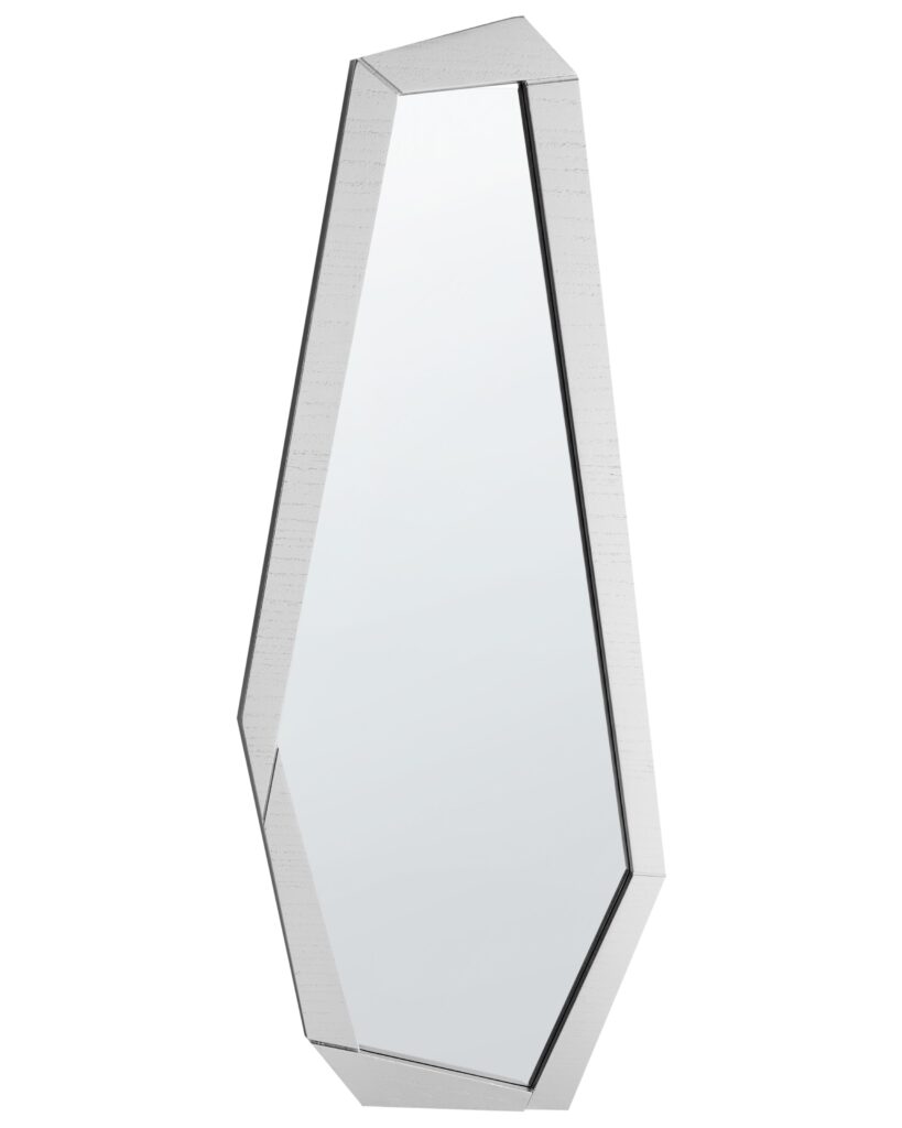 Lustro ścienne CHANU 44 cm 104 cm Srebrny