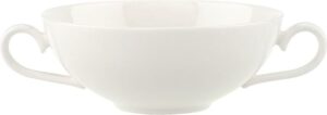 Bulionówka Royal 400 ml – elegancki design, klasyczny biały kolor, ceramiczna