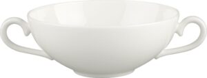 Bulionówka White Pearl 400 ml – elegancki design, biały kolor, porcelana