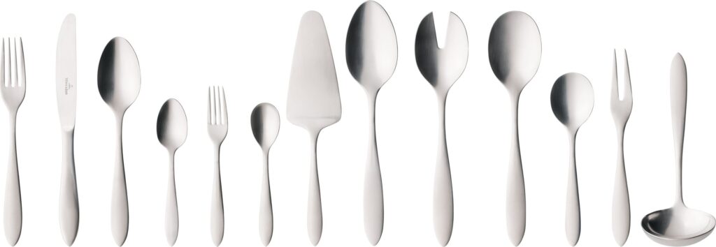 Komplet sztućców Arthur Brushed 68 el. – elegancki design, stal nierdzewna, idealny do codziennych posiłków
